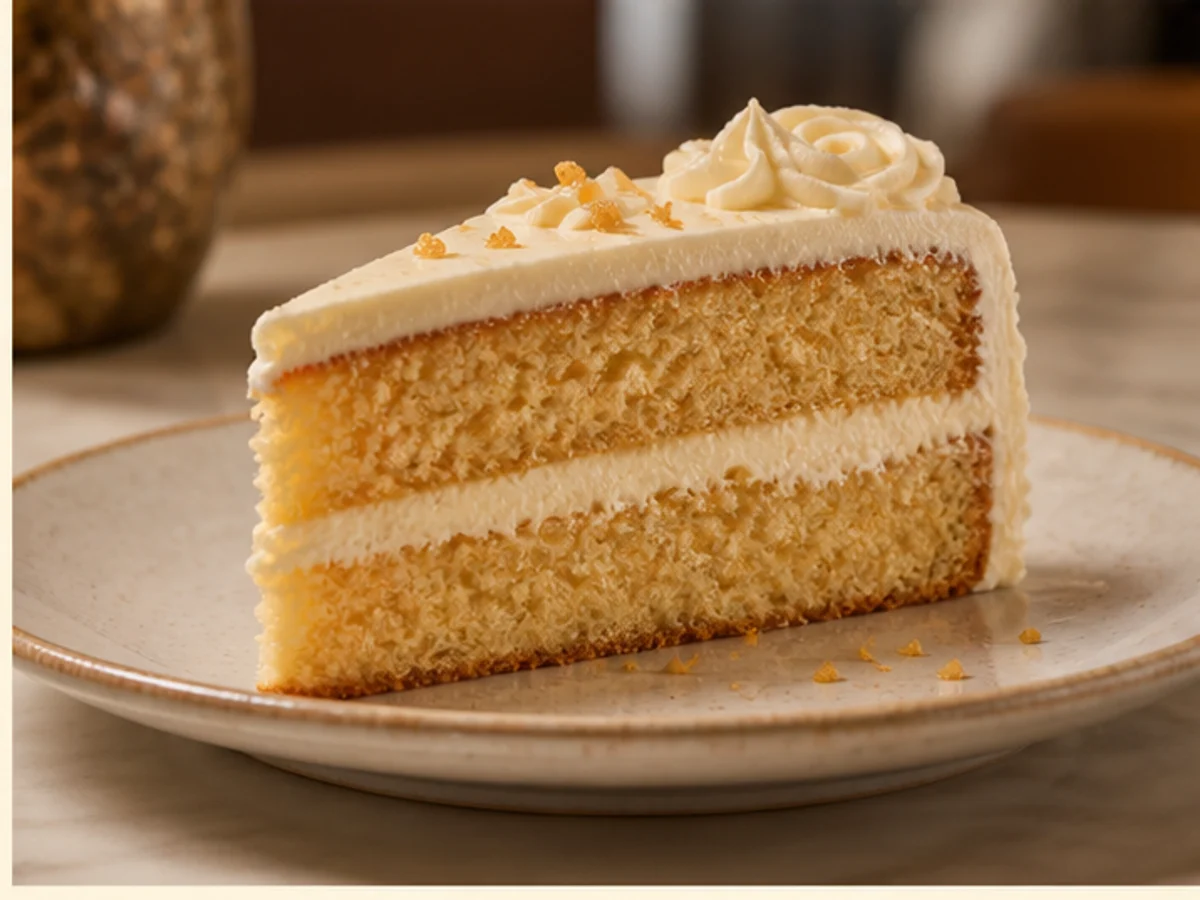 Gâteau à la vanille premium