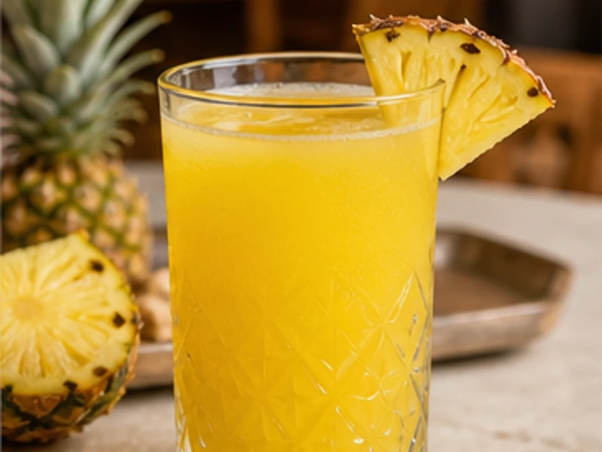 Jus d’ananas frais premium