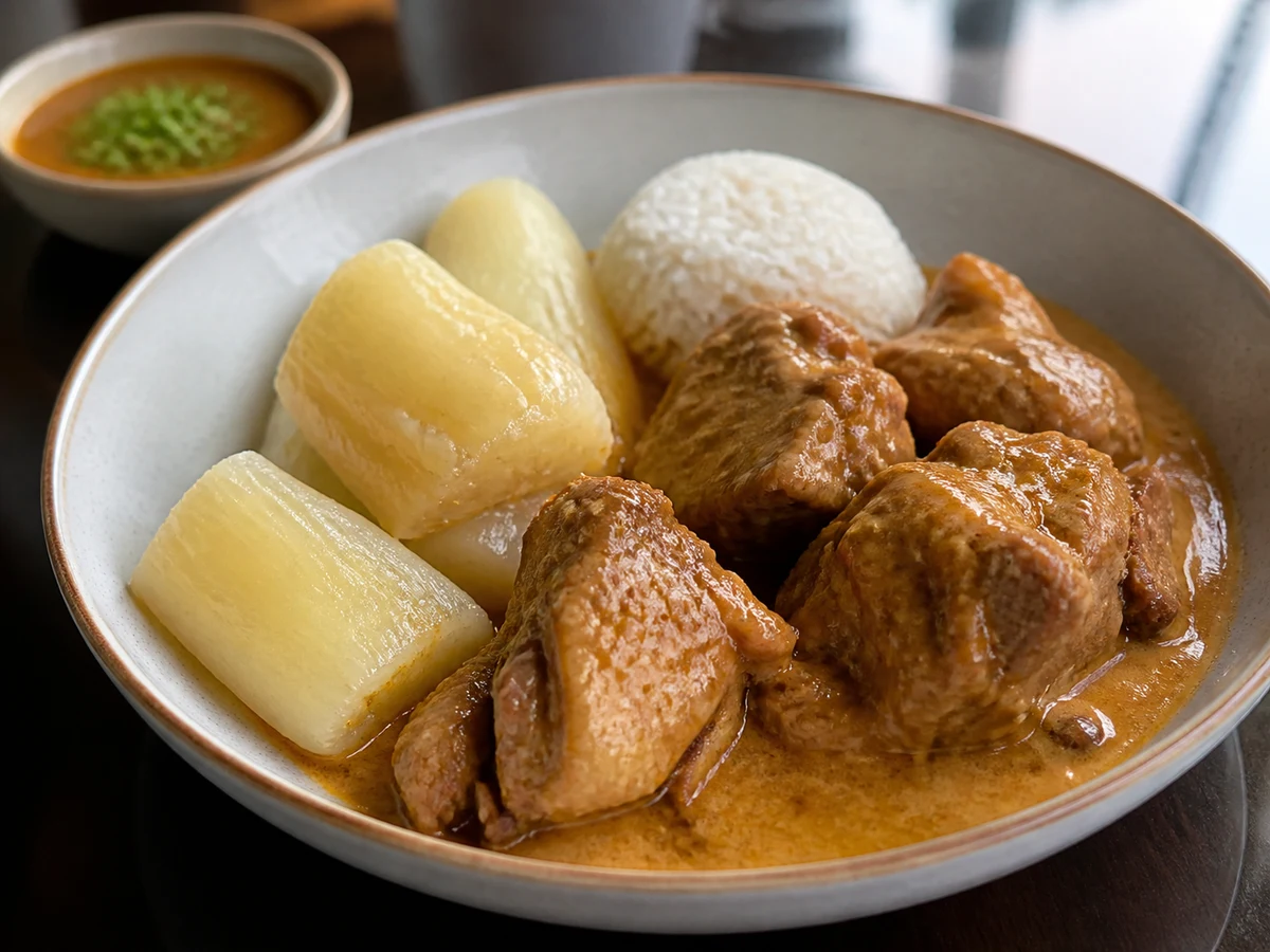 Poulet sauce arachide premium