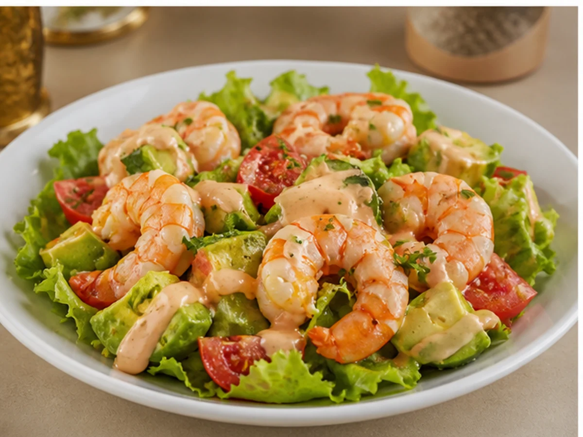 Salade crevettes premium