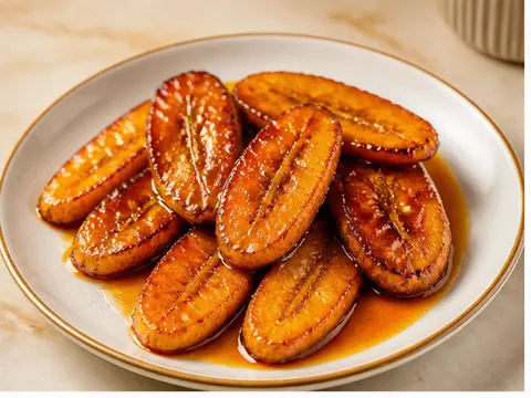 Banane plantain caramélisée premium
