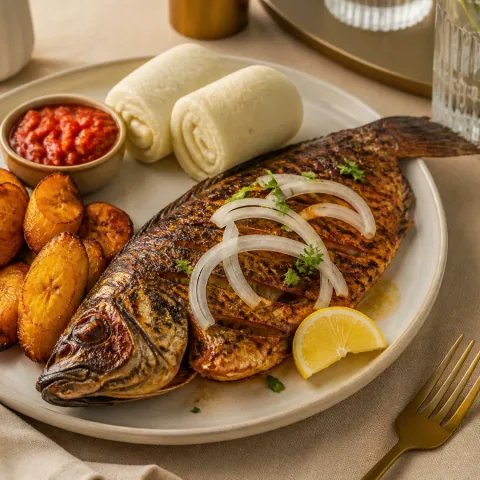 Poisson en sauce premium