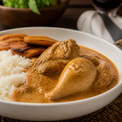 Sauce d'arachide au poulet premium