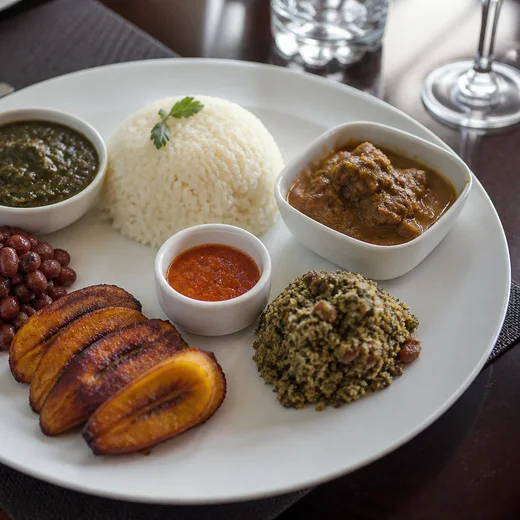 Assiette découverte camerounaise premium