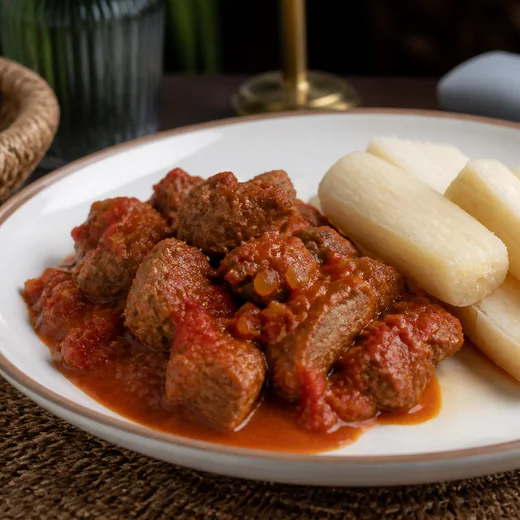 Viande en sauce premium